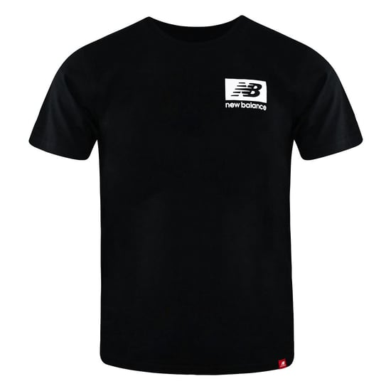 New Balance Short Sleeve Black Crew Neck Men NB Essentials ID T-Shirt MT13518 BK
