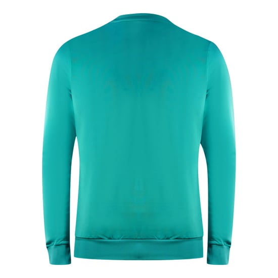 Lyle & Scott Golf Tech blauwgroen groene trui met ronde hals - Image 2