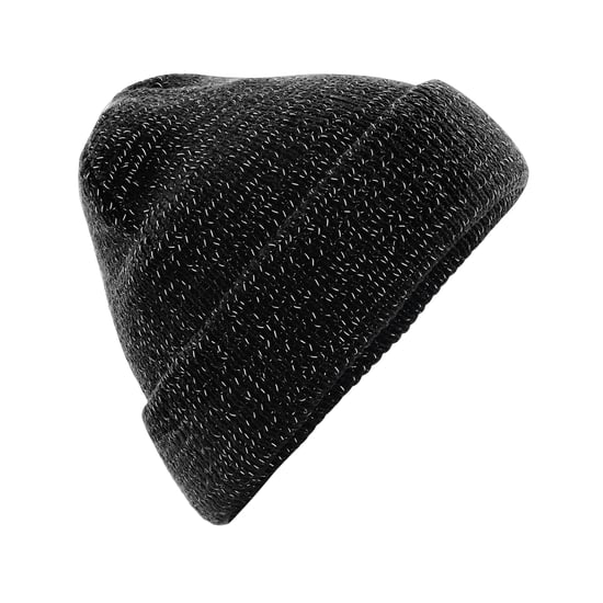 Beechfield Unisex Adult Reflective Beanie (Black)