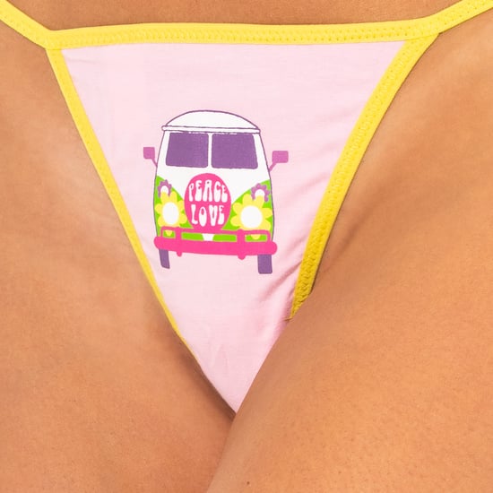 Pack-3 Fine Thread Thongs with prints 82329 woman