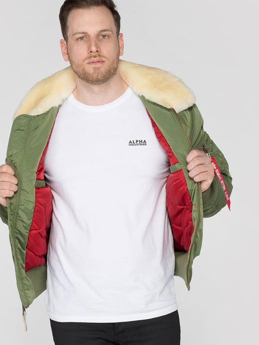 Alpha Industries Heren Injector III Vliegtuigjack in Saliegroen - Image 2