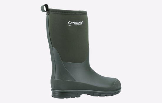 Cotswold Hilly Neoprene Tpr+neopreen Groene Regenlaarzen Voor Kinderen - Image 3