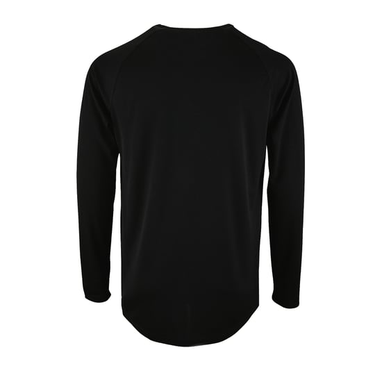 SOLS Heren Sportief T-Shirt met lange mouwen (Zwart) - Image 3