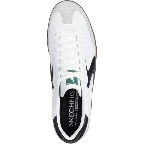 Skechers Hotshot Pyke Synthetische Heren Wit/Zwarte Trainers - Image 3