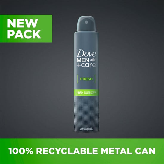 Dove Men+Care Fresh Antiperspirant Deodorant Spray for 48H Protection 200ml, 3pk - Image 3