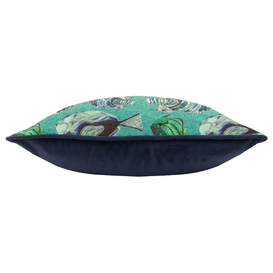 Wylder Tropics Abyss Fish Repeat Chenille Veerkussen - Image 3