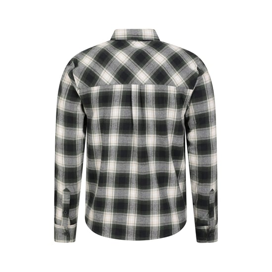 Mountain Warehouse Mens Trace Flannel Long-Sleeved Shirt (Green)