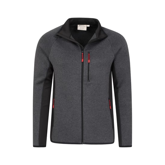 Mountain Warehouse Heren Treston Full Zip Fleecejack (Zwart) - Image 4