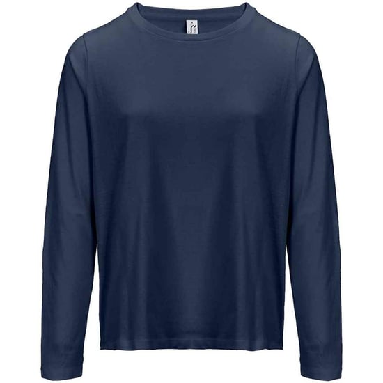 SOLS Dames/Dames Monarch T-shirt met lange mouwen (Marine) - Image 1