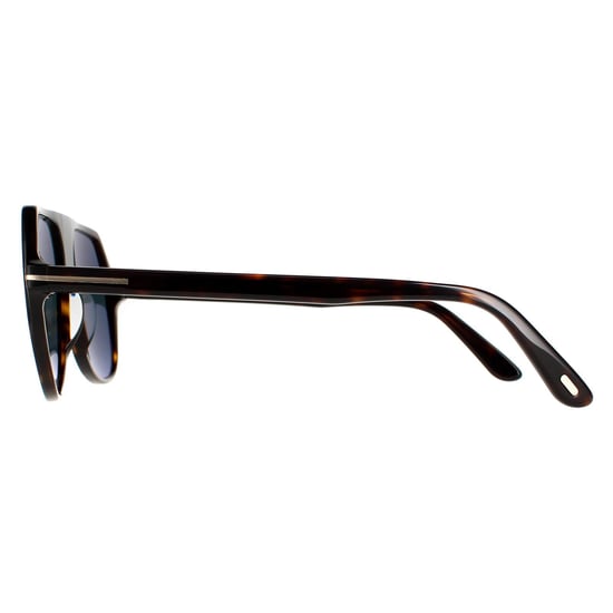 Tom Ford Aviator Mens Dark Havana Blue FT0934 Hayes Sunglasses