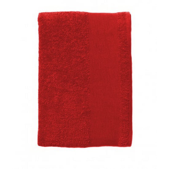 SOLS Eiland 100 Badlaken/handdoek (100 X 150cm) (Rood) - Image 2