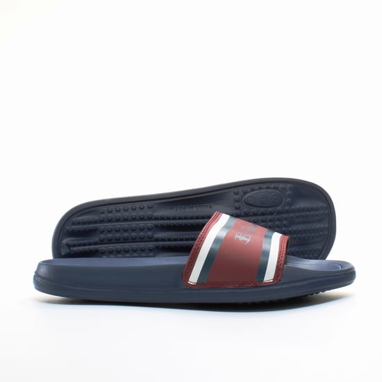 Ben Sherman Weston Mens Navy Blue Sliders