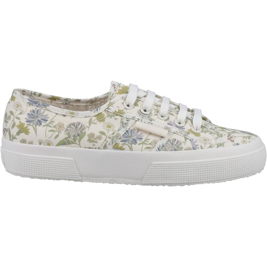 Superga 2750 Floral Print Cotton Damestrainers Wit/Bloemenprint - Image 4