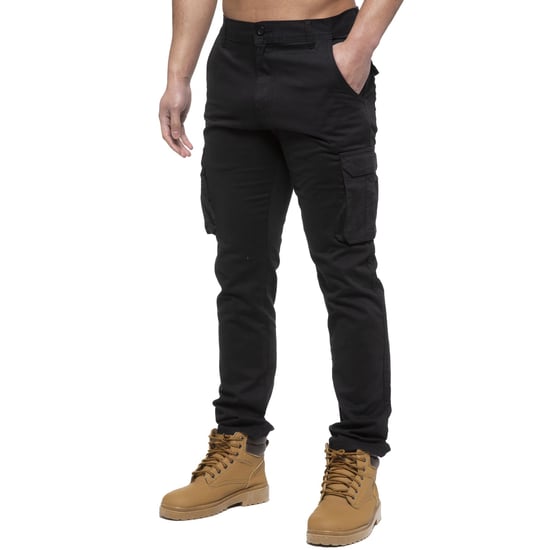 Enzo | Heren Cargo Broek - Zwart - Image 1