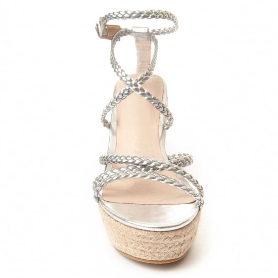 Montevita Wedge Sparto Sandalen Wesparto6 in Zilver - Image 4