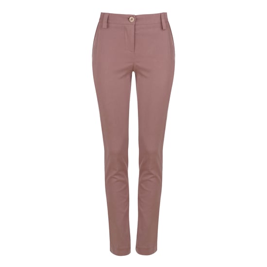 Chic Mauve Tencel-Blend Trousers