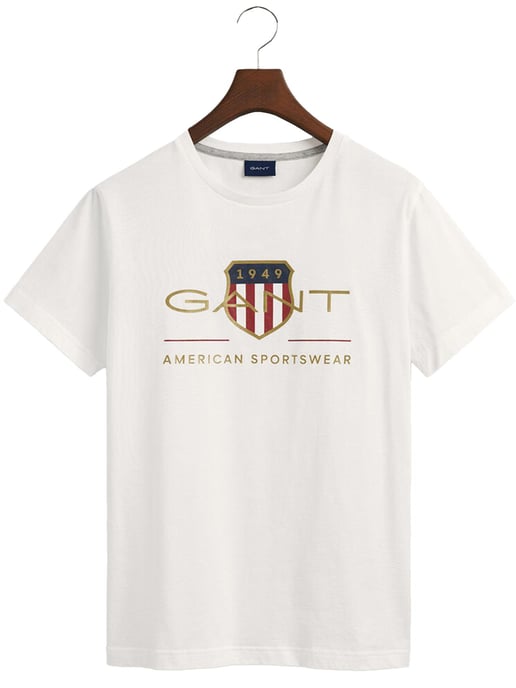Gant heren Crew Neck T-shirt Archive Shield - Image 6