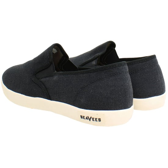 Seavees Baja Standaard Heren Zwarte Plimsolls - Image 3