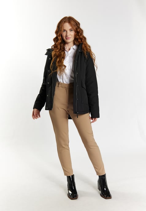 Dreimaster Arctische winterjas Dames zwart - Image 2