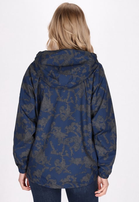 Schmuddelwedda Oversized anorak Dames Donkergrijze marinecamouflage - Image 5