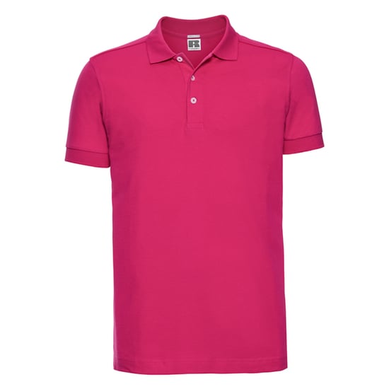 Russell Heren Stretch Poloshirt (Fuchsia) - Image 1