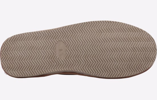 Hush Puppies Coady Suède Heren Pantoffels In Het Beige - Image 4