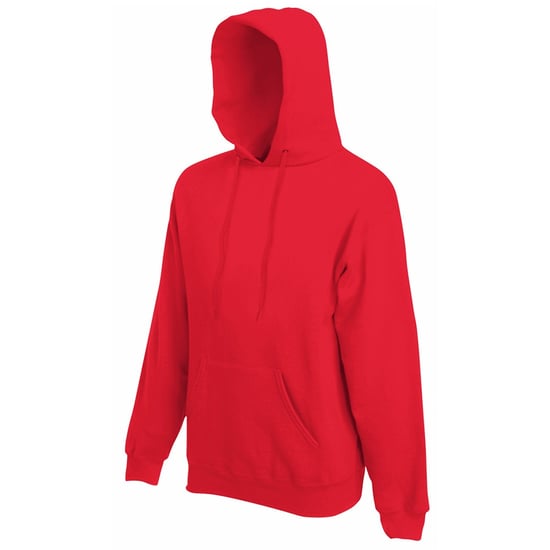Fruit Of The Loom Heren Sweatshirt Met Capuchon / Hoodie (Rood) - Image 4