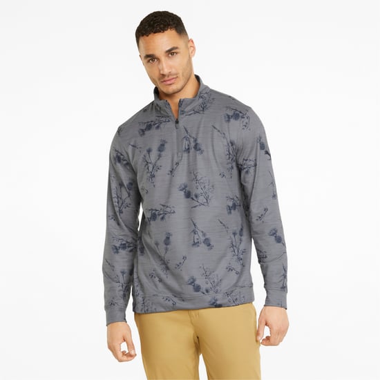 PUMA Mens CLOUDSPUN Lowlands Quarter-Zip Golf Sweatshirt - Image 1