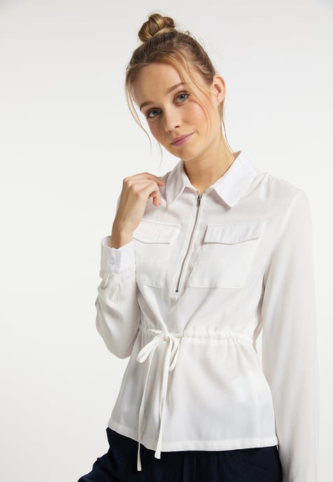 Dreimaster Blouse Dames wit - Image 5