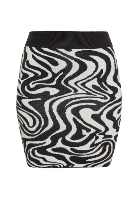 Mymo Rock Dames wol wit zwart - Image 1