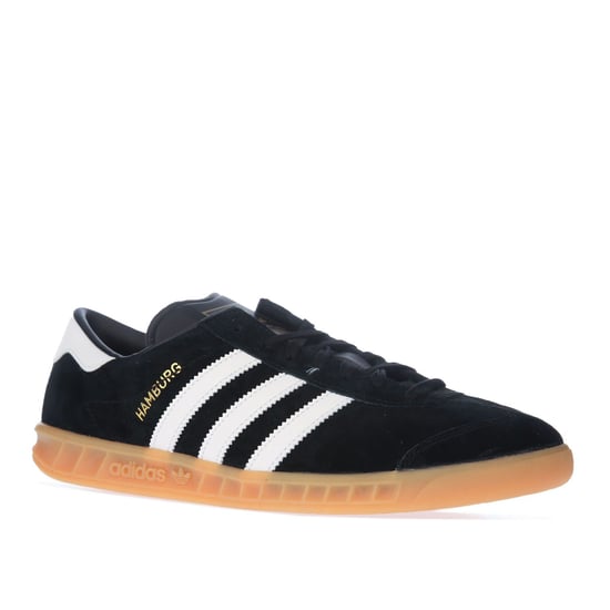 Men's adidas Originals Hamburg Trainers in Black - Image 2