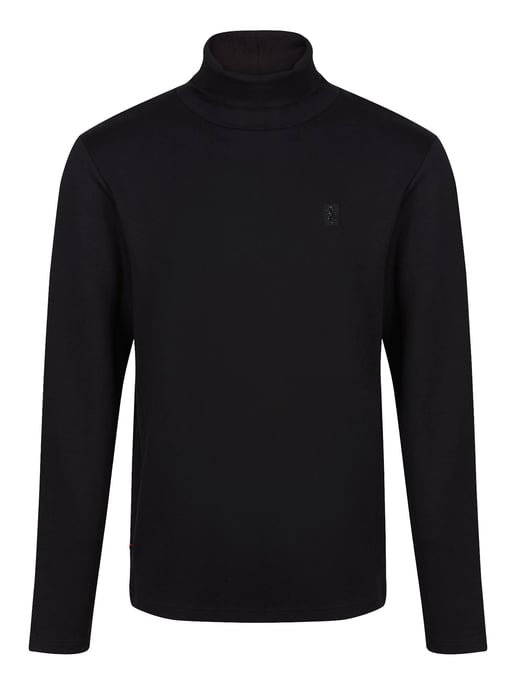 Luke 1977 Men's Action Man Roll Neck Sweat in Black