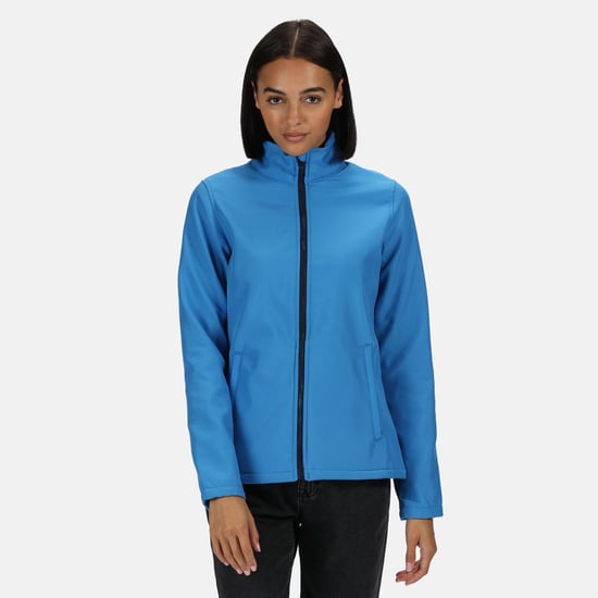 Regatta Womens/Ladies Ablaze Printable Soft Shell Jacket (French Blue/Navy)