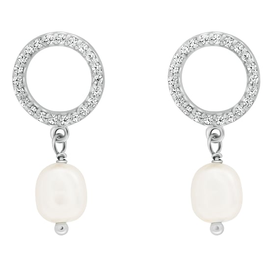 Orphelia 'Spa' Dames 925 Sterling Zilveren Dangle Oorbellen - Zilver ZO-7575 - Image 2