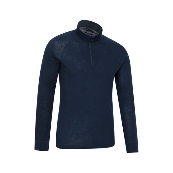 Mountain Warehouse Heren Merino II Base Layer Top (Marine) - Image 2