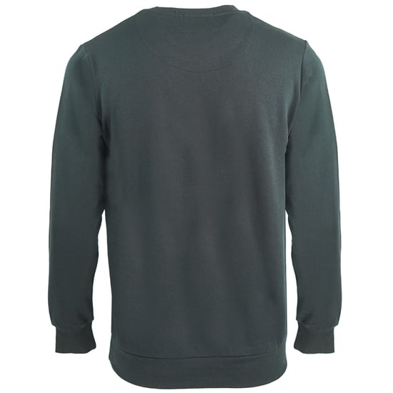 Aquascutum Large Crest Crew Neck Black Sweatshirt