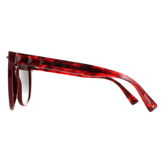 Valentino Round Womens Bordeaux Grey Gradient VA4083