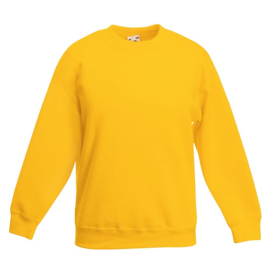 Fruit Of The Loom Kinder Unisex Premium 70/30 Sweatshirt (Zonnebloem Geel) - Image 1
