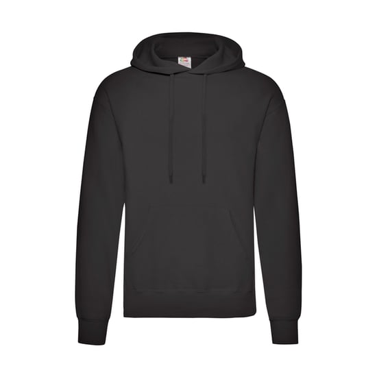 Fruit of the Loom Lichtgewicht uniseks Adult Polycotton Hoodie (Zwart) - Image 1