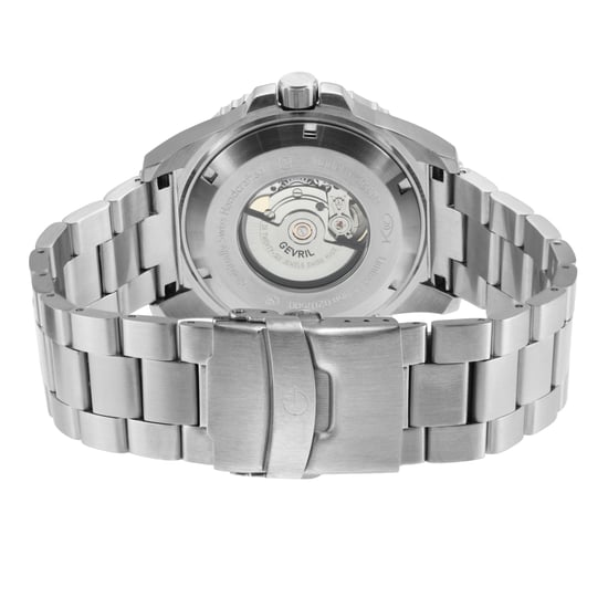 Gevril Men's Canal Street Swiss Automatic 3 Hands, Sellita SW200 Movement, two toned 316L Stainless Steel SS/IPYG Bracelet.