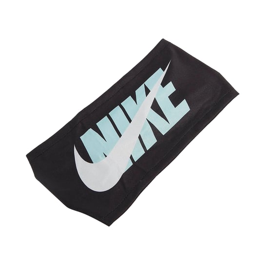 Nike Brede hoofdband (Zwart/Copa Zeil) - Image 2
