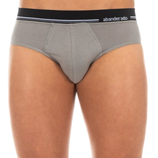 Men's anatomical front breathable fabric brief A077H