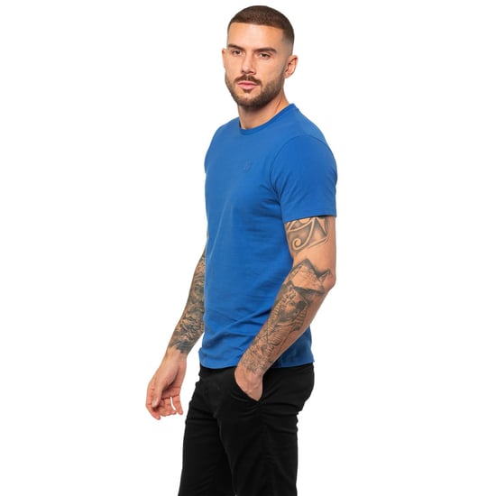 Enzo | Mens Crew Neck T-Shirt - Blue
