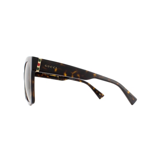 Gucci Zonnebril GG0459S 002 Havana Bruin Verloop - Image 3