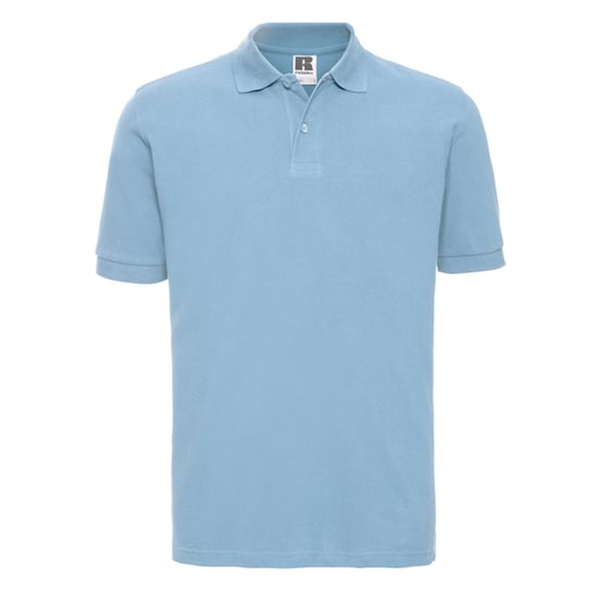 Russell Heren Klassiek Katoenen Polo Shirt (Sky) - Image 1