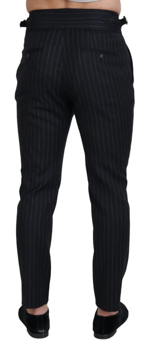 Gestreepte Wol Chino Broek - Image 3