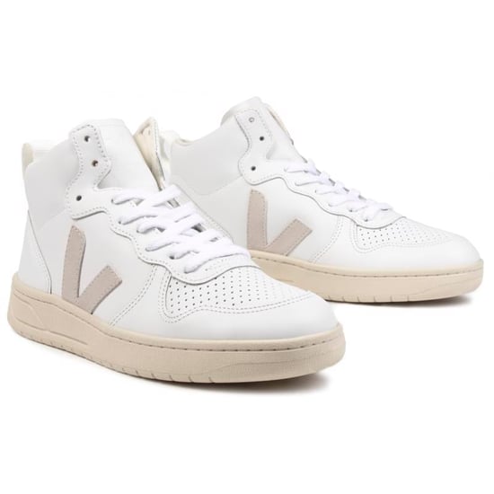 V-15 Sneakers - Veja - White/Beige - Leather