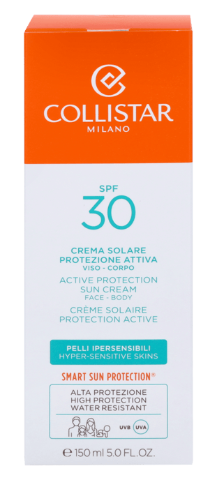 Collistar Active Protection Sun Cream Face Body 30 150ml. - Image 2