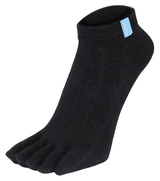 TOETOE - Essentiële Vochtregulerende Katoenen Ankelteen Sokken voor Mannen en Vrouwen - Zwart - Image 1