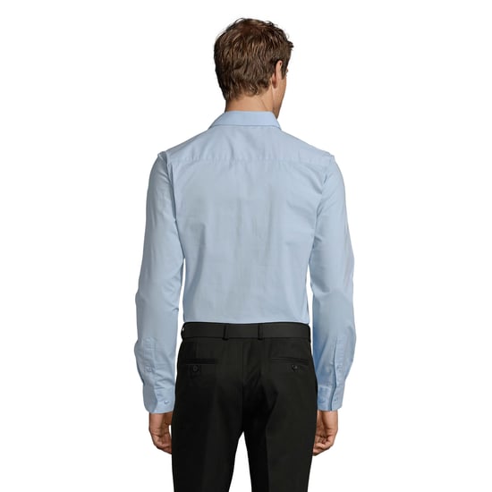 SOLS Heren Blake Stretch Shirt Met Lange Mouwen (Donkerblauw) - Image 2